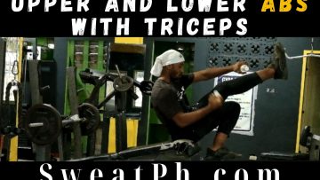 Upper and Lower abs with triceps