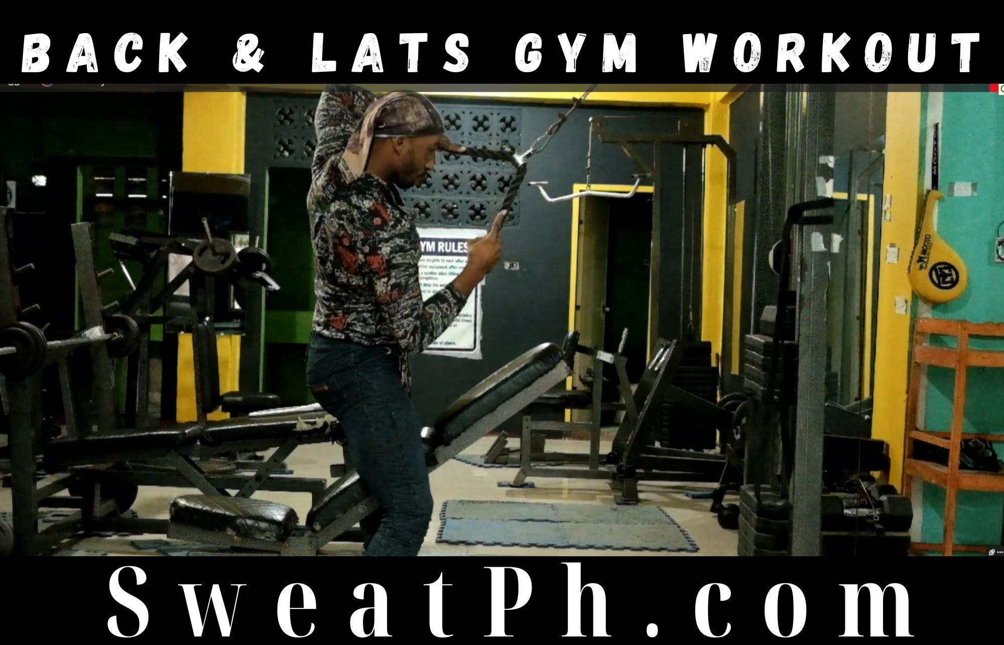 Back and Lats Gym Workout