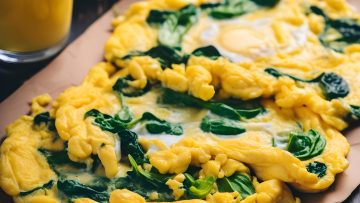 Egg and Spinach Scramble