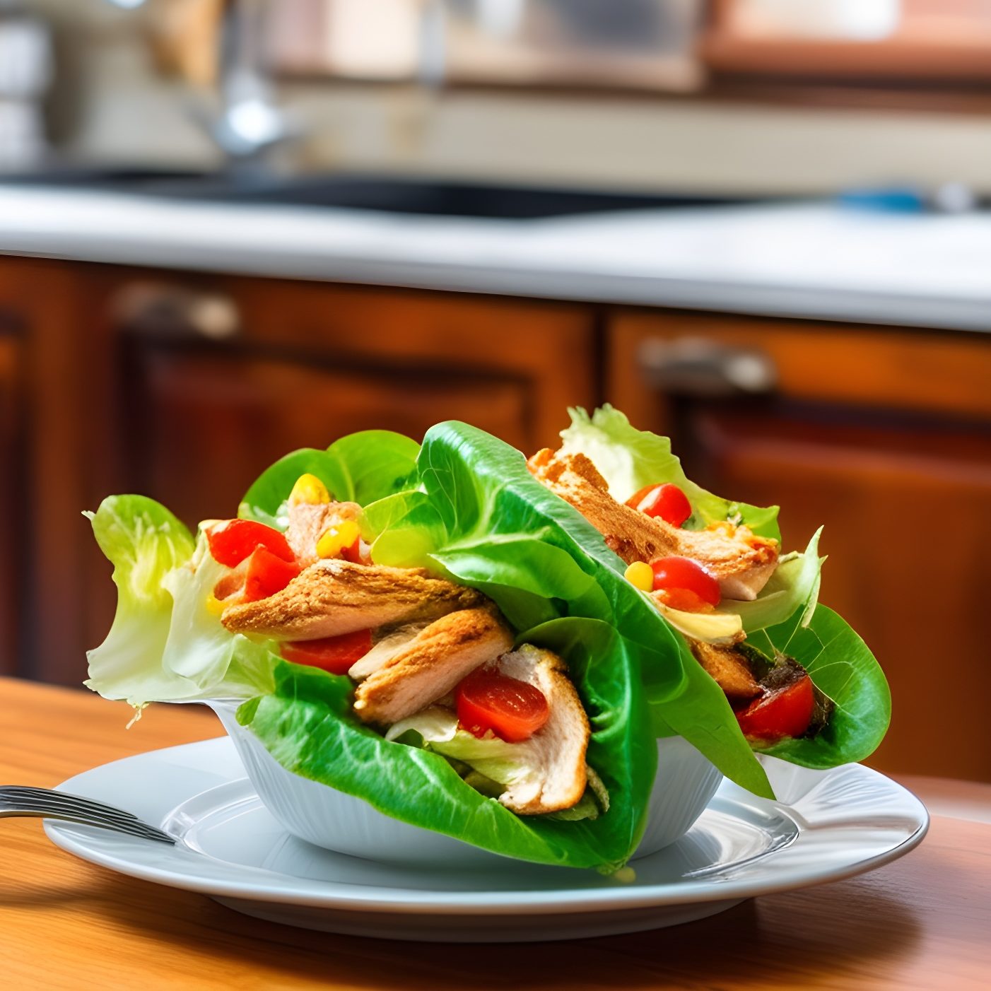 Chicken Salad Lettuce Wraps