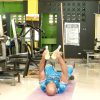 on the mat water bottle arm circles