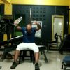 Seated alternating swimmers  slow