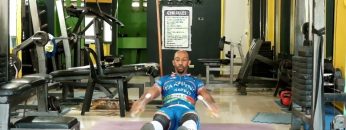 water bottle expand and front raise